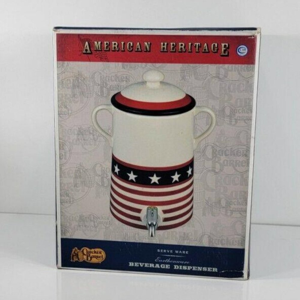 Brand New Cracker Barrel Americana Heritage Dispenser.